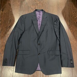 Ted Baker London Endurance JAY CT Blue  Wool Sport Coat Blazer Men's Size 40 R